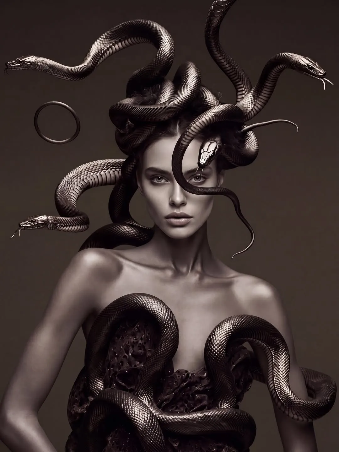 Three visuals, each inspired by a famous work of art.